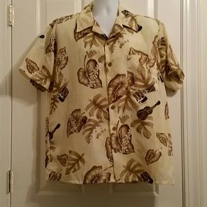 Roundy  Bay yellow/brown shirt L